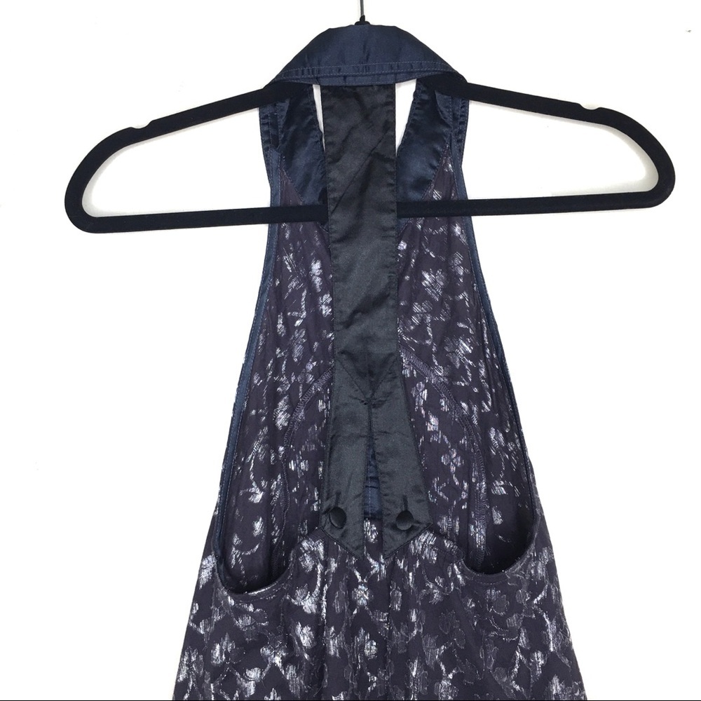 Free People New Romantics Tuxedo Halter Dress - Picture 6 of 11